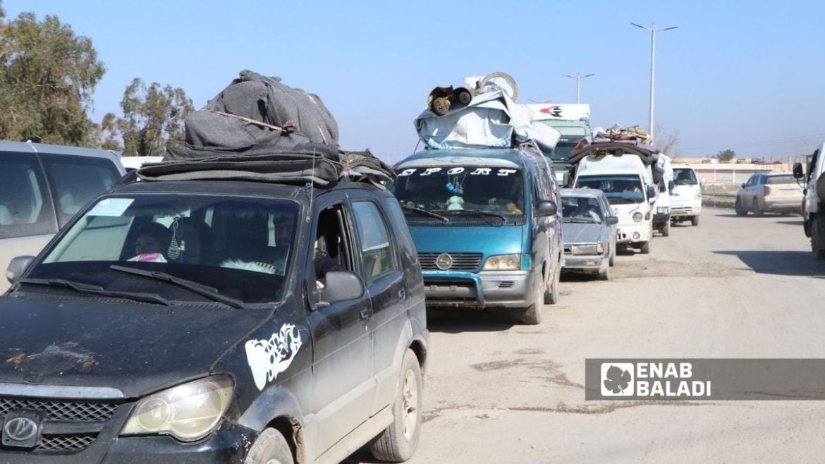 أول دفعة من أهل عفرين رجعت ع بيوتها من الحسكة