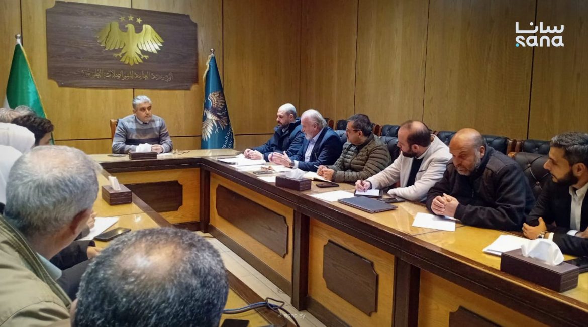 المواصلات الطرقية والشركة القطرية UCC بحثوا مشروع طريق مطار دمشق