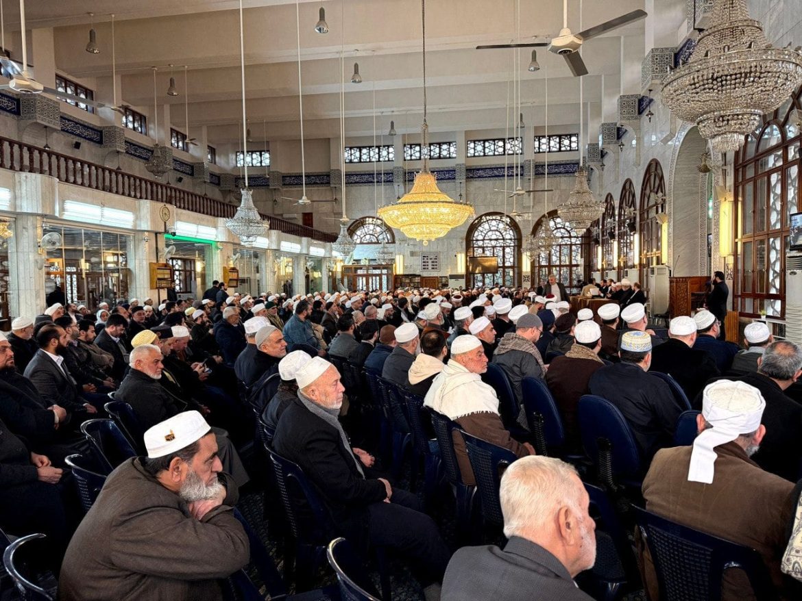 أكتر من ألف وخمسمية عالم وقعوا ميثاق وحدة الخطاب الإسلامي بدمشق