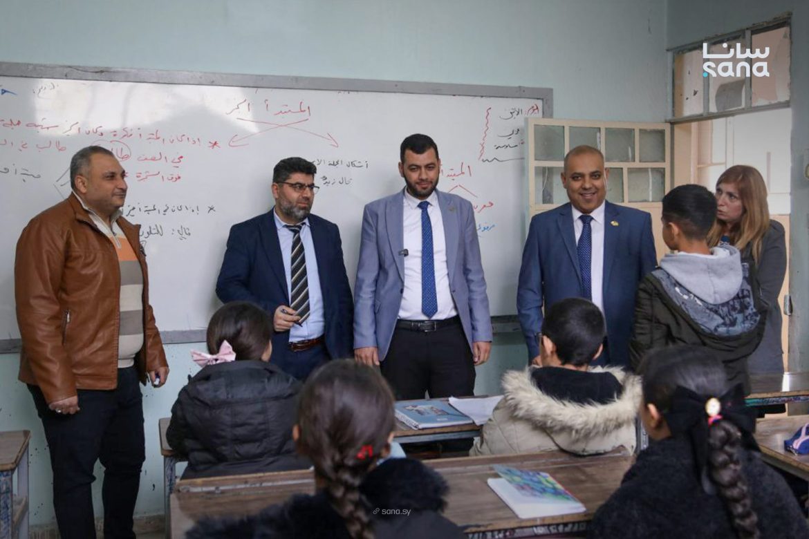 جولات مستمرة للجان التربية بالرقة ودير الزور والحسكة لمتابعة التعليم